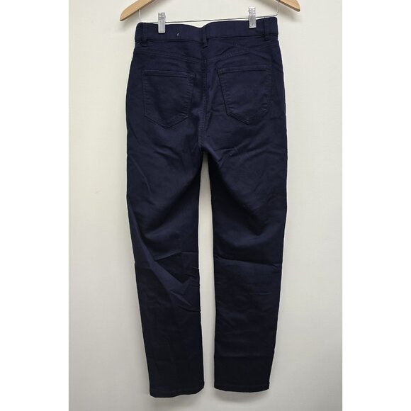 Croft & Barrow The Effortless Stretch Pants Size 6 Classic Comfort Navy EUC - Picture 2 of 9